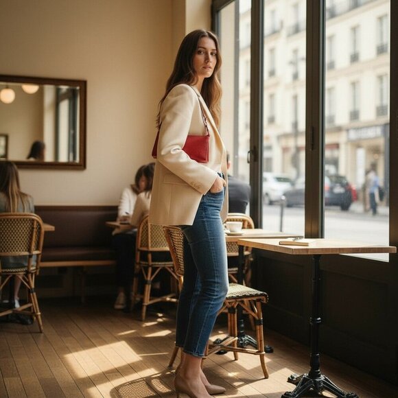 Louis Vuitton Red Epi Pochette Accessories 24 Shoulder Bag - Picture 8 of 15